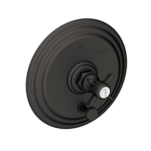 Newport Brass - Fairfield Balanced Pressure Tub & Shower Diverter Plate with Handle. Less Showerhead, arm and flange.