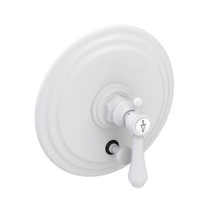 Newport Brass - Chesterfield Balanced Pressure Tub & Shower Diverter Plate with Handle. Less Showerhead, arm and flange.