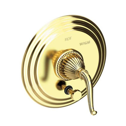 Newport Brass - Alexandria Balanced Pressure Tub & Shower Diverter Plate with Handle. Less Showerhead, arm and flange.