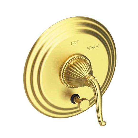 Newport Brass - Alexandria Balanced Pressure Tub & Shower Diverter Plate with Handle. Less Showerhead, arm and flange.