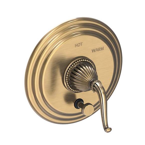 Newport Brass - Alexandria Balanced Pressure Tub & Shower Diverter Plate with Handle. Less Showerhead, arm and flange.