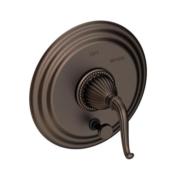 Newport Brass - Alexandria Balanced Pressure Tub & Shower Diverter Plate with Handle. Less Showerhead, arm and flange.