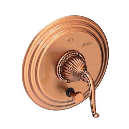 Newport Brass - Alexandria Balanced Pressure Tub & Shower Diverter Plate with Handle. Less Showerhead, arm and flange.