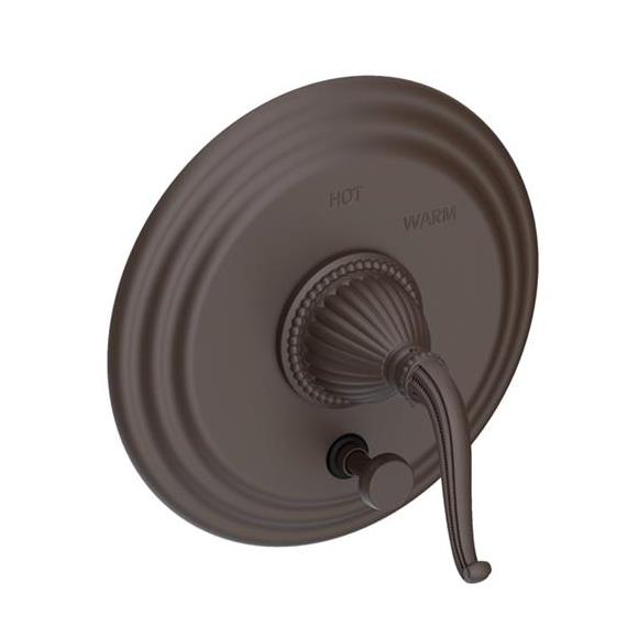 Newport Brass - Alexandria Balanced Pressure Tub & Shower Diverter Plate with Handle. Less Showerhead, arm and flange.