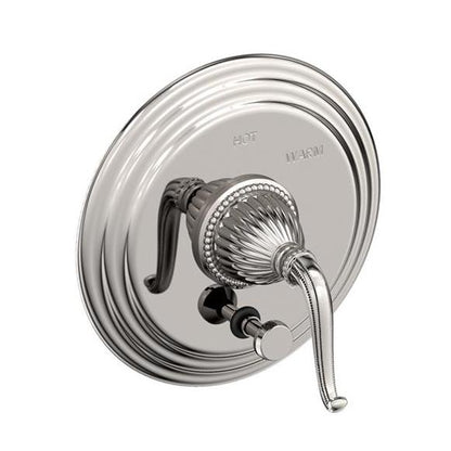 Newport Brass - Alexandria Balanced Pressure Tub & Shower Diverter Plate with Handle. Less Showerhead, arm and flange.
