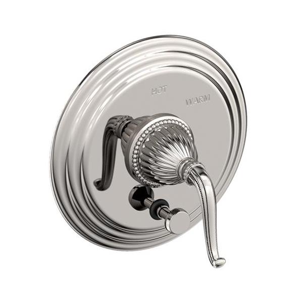 Newport Brass - Alexandria Balanced Pressure Tub & Shower Diverter Plate with Handle. Less Showerhead, arm and flange.