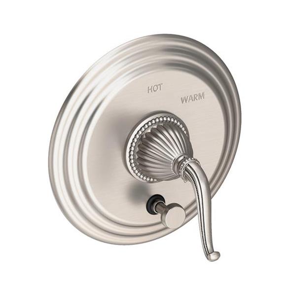 Newport Brass - Alexandria Balanced Pressure Tub & Shower Diverter Plate with Handle. Less Showerhead, arm and flange.