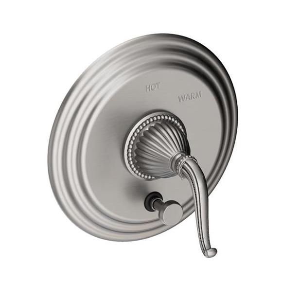 Newport Brass - Alexandria Balanced Pressure Tub & Shower Diverter Plate with Handle. Less Showerhead, arm and flange.