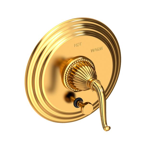 Newport Brass - Alexandria Balanced Pressure Tub & Shower Diverter Plate with Handle. Less Showerhead, arm and flange.