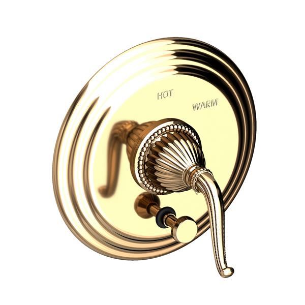 Newport Brass - Alexandria Balanced Pressure Tub & Shower Diverter Plate with Handle. Less Showerhead, arm and flange.