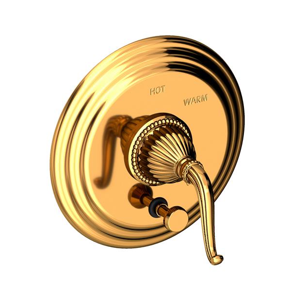 Newport Brass - Alexandria Balanced Pressure Tub & Shower Diverter Plate with Handle. Less Showerhead, arm and flange.