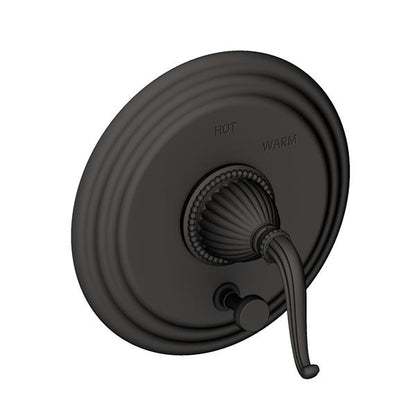 Newport Brass - Alexandria Balanced Pressure Tub & Shower Diverter Plate with Handle. Less Showerhead, arm and flange.