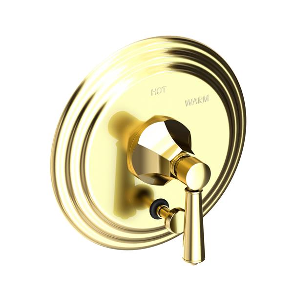 Newport Brass - Metropole Balanced Pressure Tub & Shower Diverter Plate with Handle. Less Showerhead, arm and flange.