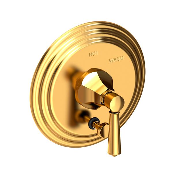 Newport Brass - Metropole Balanced Pressure Tub & Shower Diverter Plate with Handle. Less Showerhead, arm and flange.