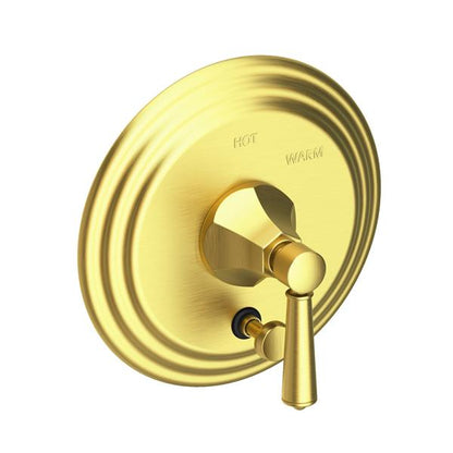 Newport Brass - Metropole Balanced Pressure Tub & Shower Diverter Plate with Handle. Less Showerhead, arm and flange.