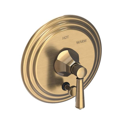 Newport Brass - Metropole Balanced Pressure Tub & Shower Diverter Plate with Handle. Less Showerhead, arm and flange.