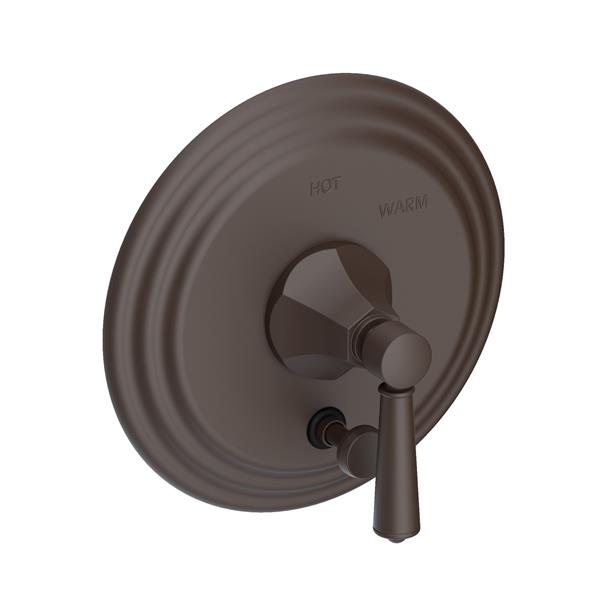 Newport Brass - Metropole Balanced Pressure Tub & Shower Diverter Plate with Handle. Less Showerhead, arm and flange.