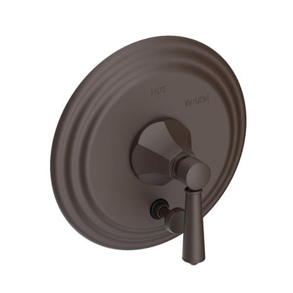 Newport Brass - Metropole Balanced Pressure Tub & Shower Diverter Plate with Handle. Less Showerhead, arm and flange.