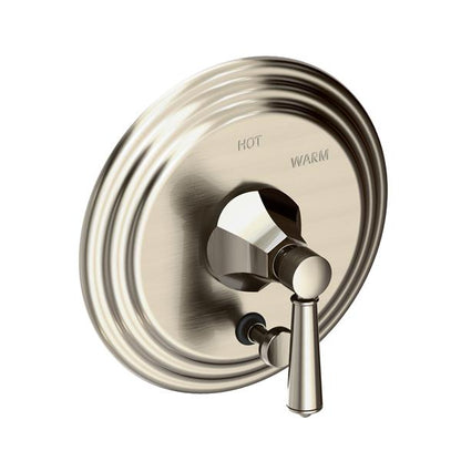 Newport Brass - Metropole Balanced Pressure Tub & Shower Diverter Plate with Handle. Less Showerhead, arm and flange.