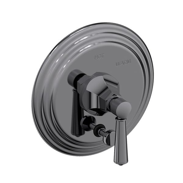 Newport Brass - Metropole Balanced Pressure Tub & Shower Diverter Plate with Handle. Less Showerhead, arm and flange.