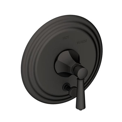 Newport Brass - Metropole Balanced Pressure Tub & Shower Diverter Plate with Handle. Less Showerhead, arm and flange.