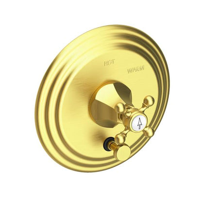 Newport Brass - Metropole Balanced Pressure Tub & Shower Diverter Plate with Handle. Less Showerhead, arm and flange.
