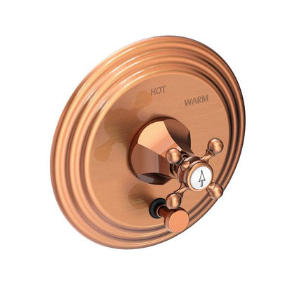 Newport Brass - Metropole Balanced Pressure Tub & Shower Diverter Plate with Handle. Less Showerhead, arm and flange.