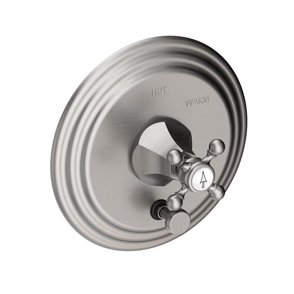 Newport Brass - Metropole Balanced Pressure Tub & Shower Diverter Plate with Handle. Less Showerhead, arm and flange.