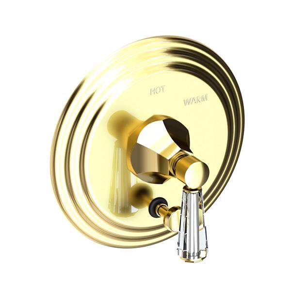 Newport Brass - Metropole Balanced Pressure Tub & Shower Diverter Plate with Handle. Less Showerhead, arm and flange.