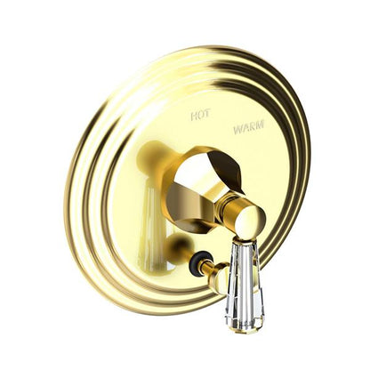 Newport Brass - Metropole Balanced Pressure Tub & Shower Diverter Plate with Handle. Less Showerhead, arm and flange.