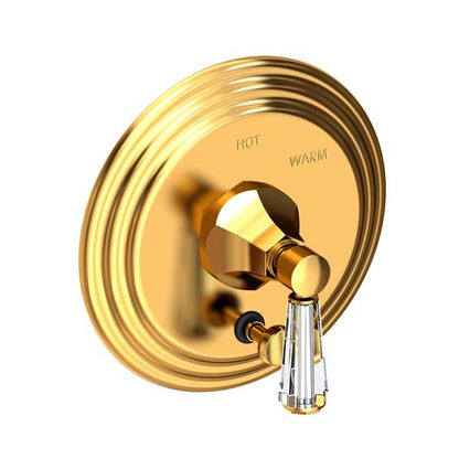 Newport Brass - Metropole Balanced Pressure Tub & Shower Diverter Plate with Handle. Less Showerhead, arm and flange.