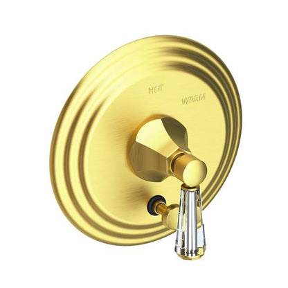 Newport Brass - Metropole Balanced Pressure Tub & Shower Diverter Plate with Handle. Less Showerhead, arm and flange.
