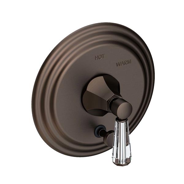 Newport Brass - Metropole Balanced Pressure Tub & Shower Diverter Plate with Handle. Less Showerhead, arm and flange.