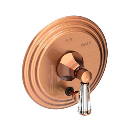 Newport Brass - Metropole Balanced Pressure Tub & Shower Diverter Plate with Handle. Less Showerhead, arm and flange.