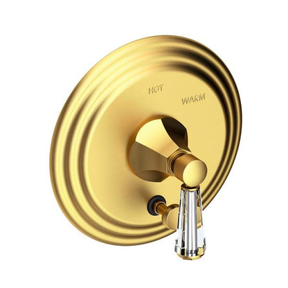 Newport Brass - Metropole Balanced Pressure Tub & Shower Diverter Plate with Handle. Less Showerhead, arm and flange.