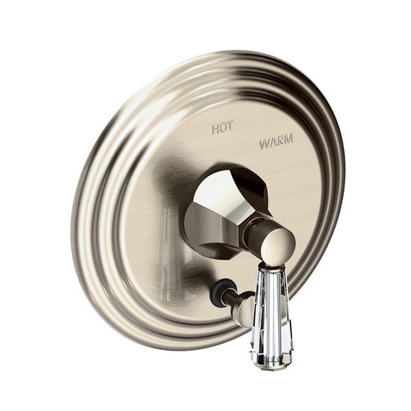 Newport Brass - Metropole Balanced Pressure Tub & Shower Diverter Plate with Handle. Less Showerhead, arm and flange.