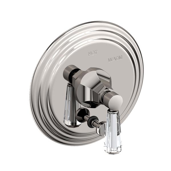 Newport Brass - Metropole Balanced Pressure Tub & Shower Diverter Plate with Handle. Less Showerhead, arm and flange.