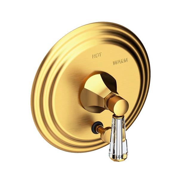 Newport Brass - Metropole Balanced Pressure Tub & Shower Diverter Plate with Handle. Less Showerhead, arm and flange.