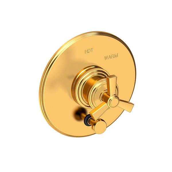 Newport Brass - Miro Balanced Pressure Tub & Shower Diverter Plate with Handle. Less Showerhead, arm and flange.