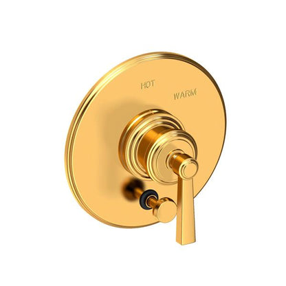Newport Brass - Miro Balanced Pressure Tub & Shower Diverter Plate with Handle. Less Showerhead, arm and flange.
