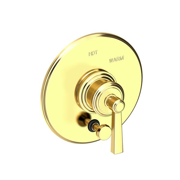 Newport Brass - Balanced Pressure Tub & Shower Diverter Plate With Handle
