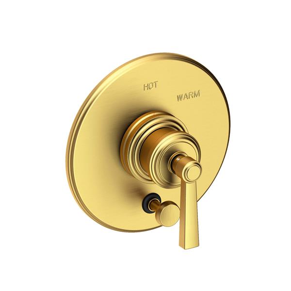 Newport Brass - Miro Balanced Pressure Tub & Shower Diverter Plate with Handle. Less Showerhead, arm and flange.