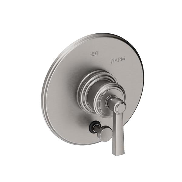 Newport Brass - Miro Balanced Pressure Tub & Shower Diverter Plate with Handle. Less Showerhead, arm and flange.