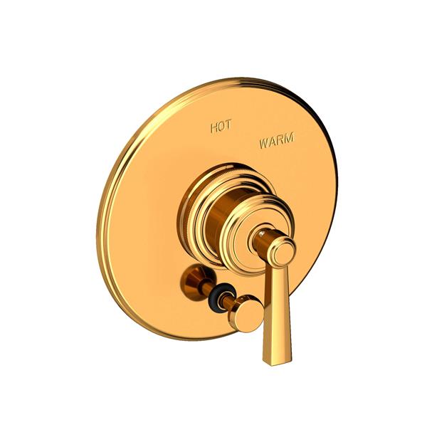 Newport Brass - Balanced Pressure Tub & Shower Diverter Plate With Handle