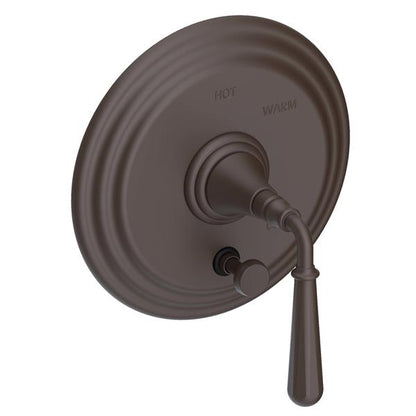 Newport Brass - Bevelle Balanced Pressure Tub & Shower Diverter Plate with Handle. Less Showerhead, arm and flange.