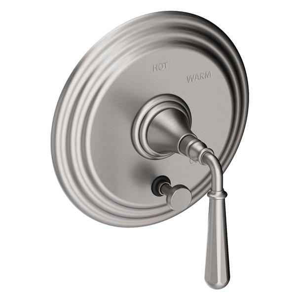 Newport Brass - Balanced Pressure Tub & Shower Diverter Plate With Handle