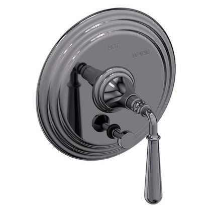 Newport Brass - Bevelle Balanced Pressure Tub & Shower Diverter Plate with Handle. Less Showerhead, arm and flange.