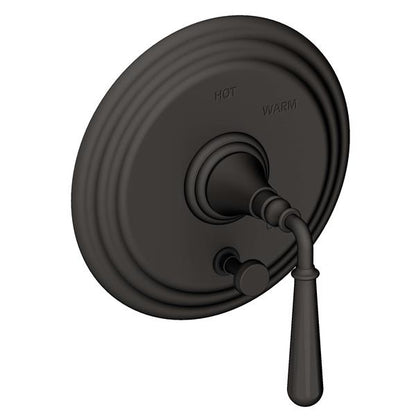 Newport Brass - Bevelle Balanced Pressure Tub & Shower Diverter Plate with Handle. Less Showerhead, arm and flange.