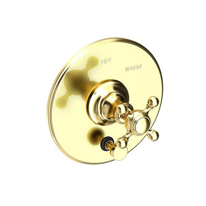 Newport Brass - Victoria Balanced Pressure Tub & Shower Diverter Plate with Handle. Less Showerhead, arm and flange.