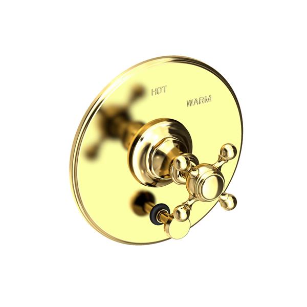 Newport Brass - Victoria Balanced Pressure Tub & Shower Diverter Plate with Handle. Less Showerhead, arm and flange.